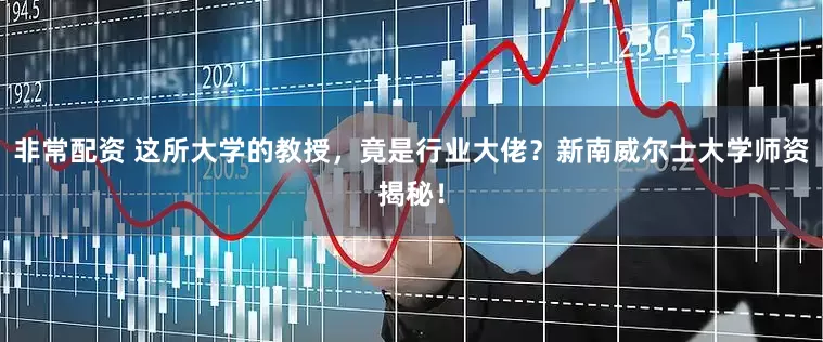 非常配资 这所大学的教授，竟是行业大佬？新南威尔士大学师资揭秘！